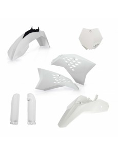KIT PLÁSTICOS COMPLETO ACERBIS KTM SX 65 2009 - 2011 BRANCO
